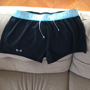 Under Armour run shorts!